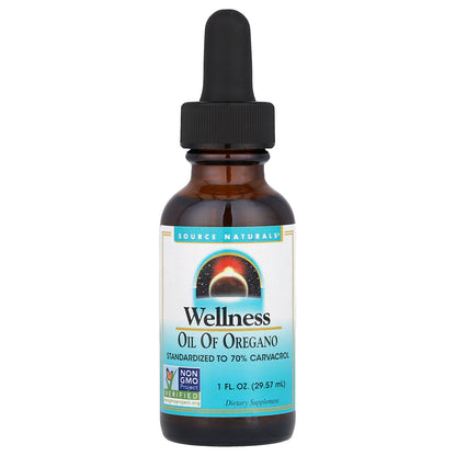 Source Naturals, Wellness, Oil of Oregano, 1 fl oz (29.57 ml)