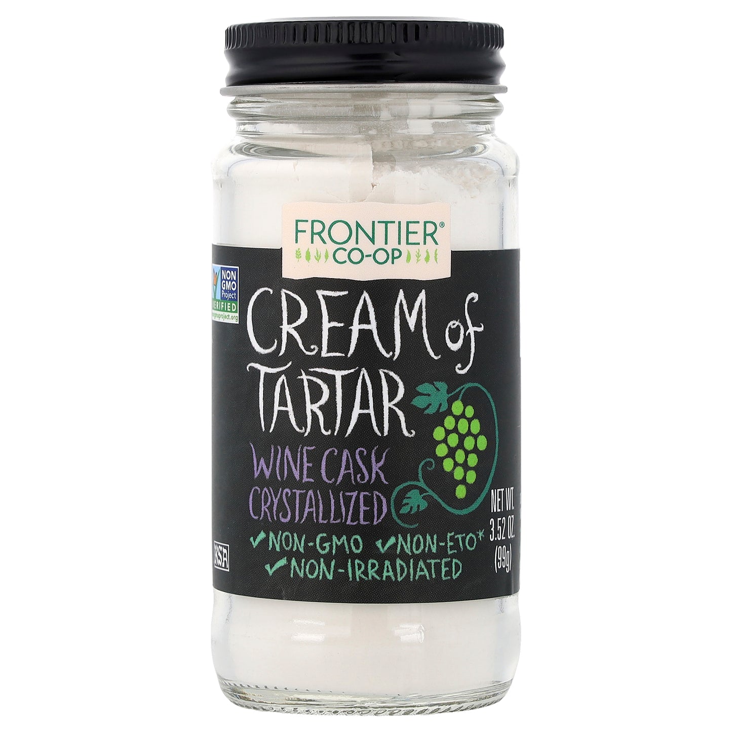 Frontier Co-op, Cream of Tartar, 3.52 oz (99 g)