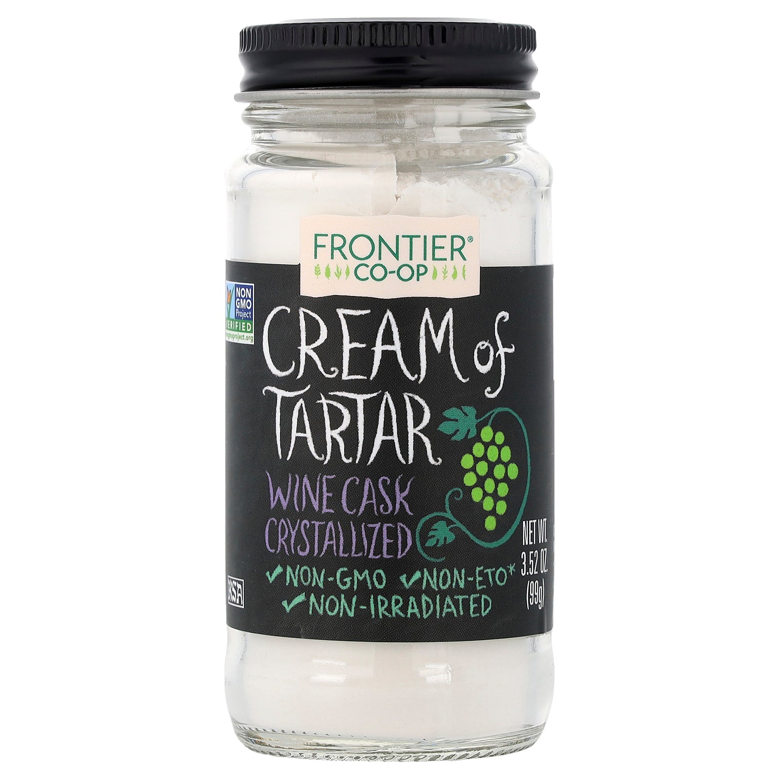 Frontier Co-op, Cream of Tartar, 3.52 oz (99 g)