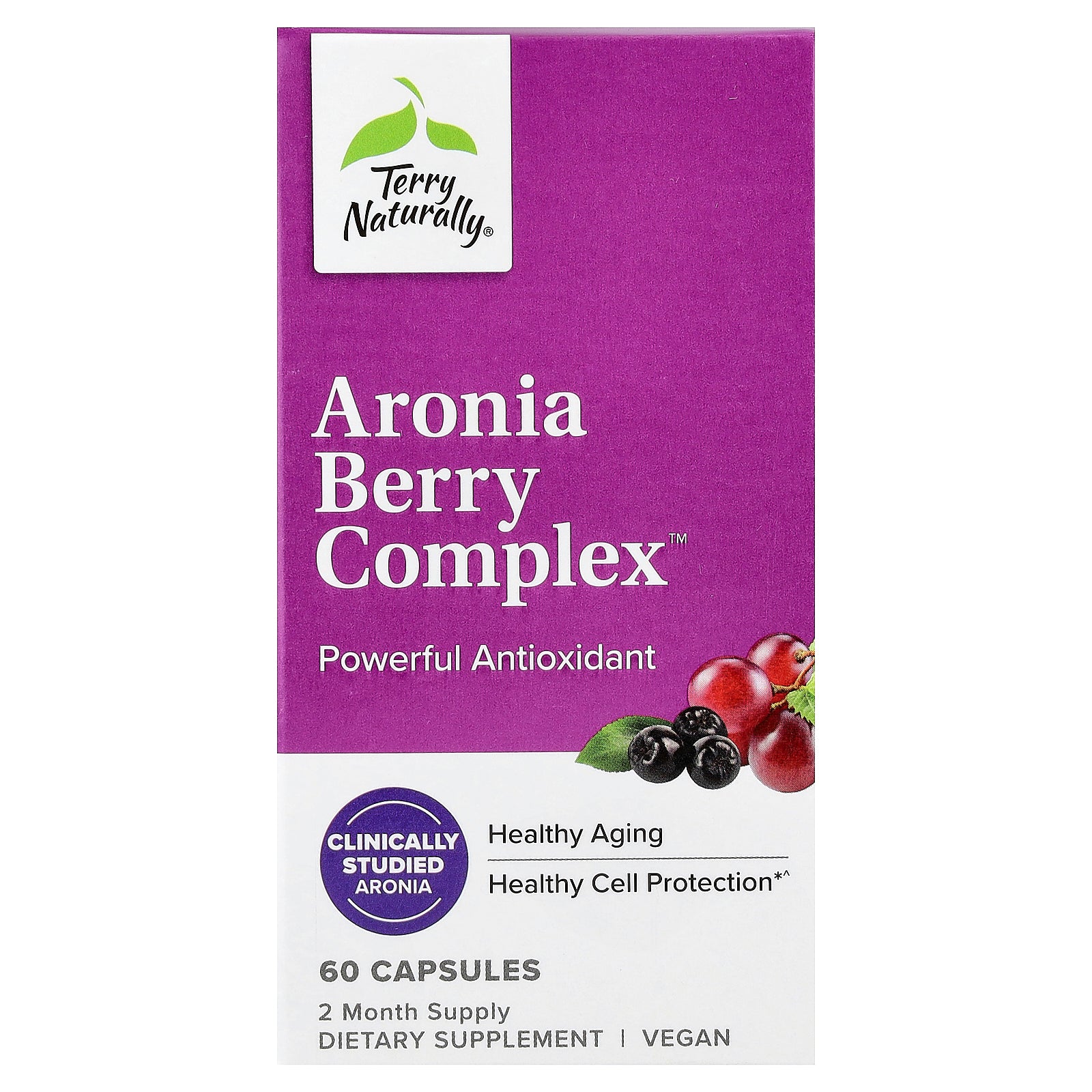 Terry Naturally, Aronia Berry Complex™, 60 Capsules