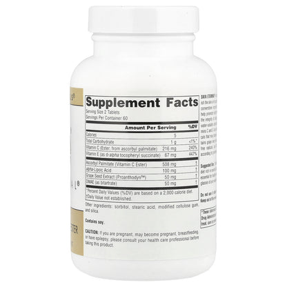 Source Naturals, Skin Eternal® with DMAE, Lipoic Acid, & C Ester, 120 Tablets