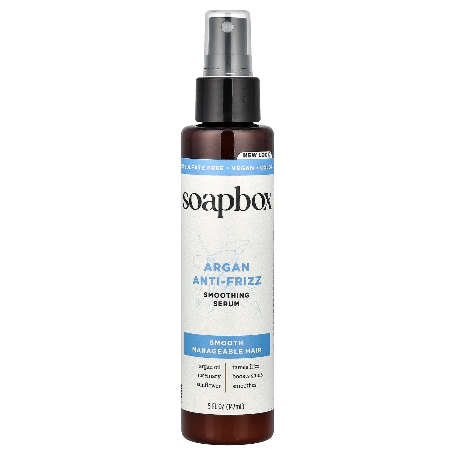 Soapbox, Argan Anti Frizz Smoothing Serum, 5 fl oz (147 ml)