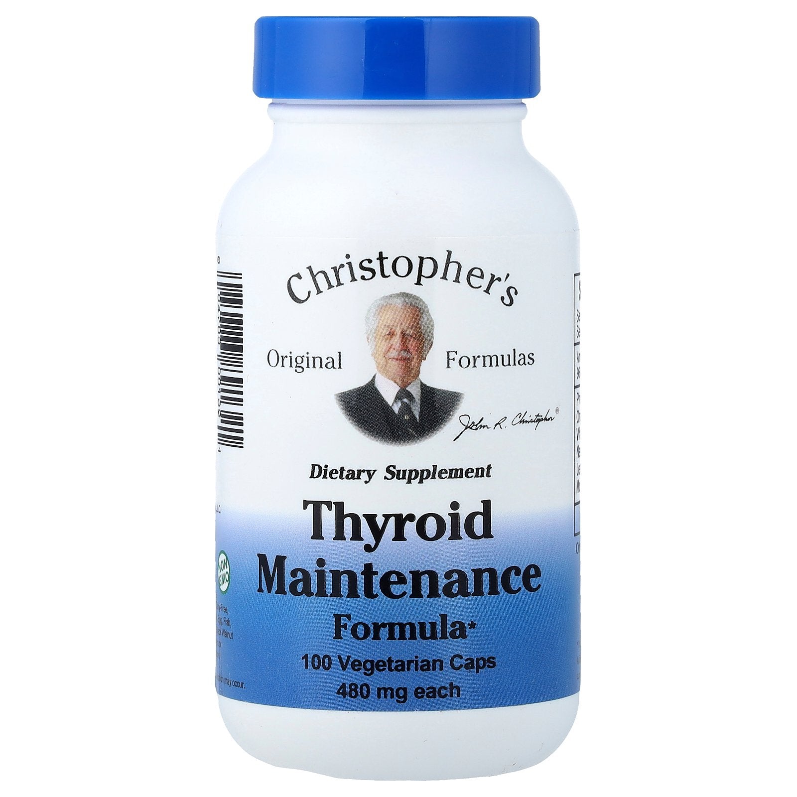 Christopher's Original Formulas, Thyroid Maintenance Formula, 100 Vegetarian Caps