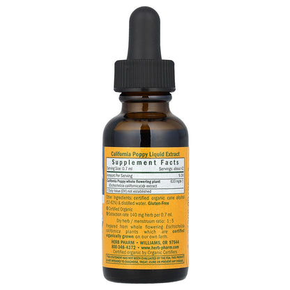 Herb Pharm, California Poppy, 633 mg, 1 fl oz (30 ml)