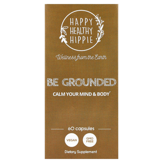 Happy Healthy Hippie, Be Grounded, 60 Capsules