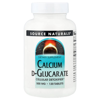 Source Naturals, Calcium D-Glucarate, 120 Tablets (500 mg per Tablet)