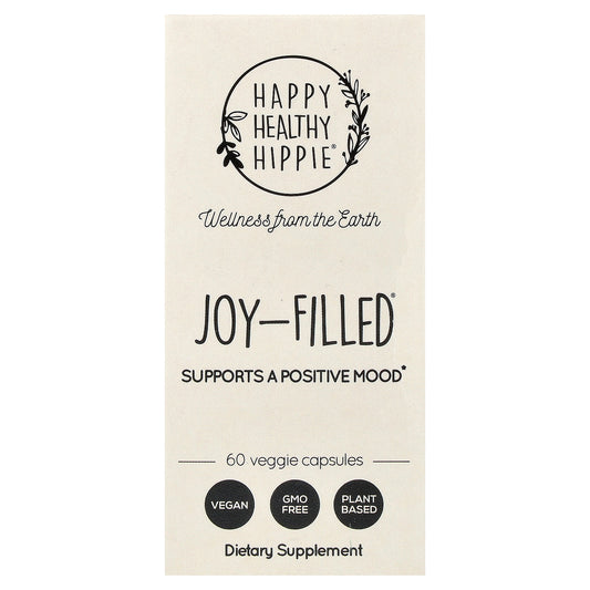 Happy Healthy Hippie, Joy-Filled®, Supports a Positive Mood, 60 Veggie Capsules
