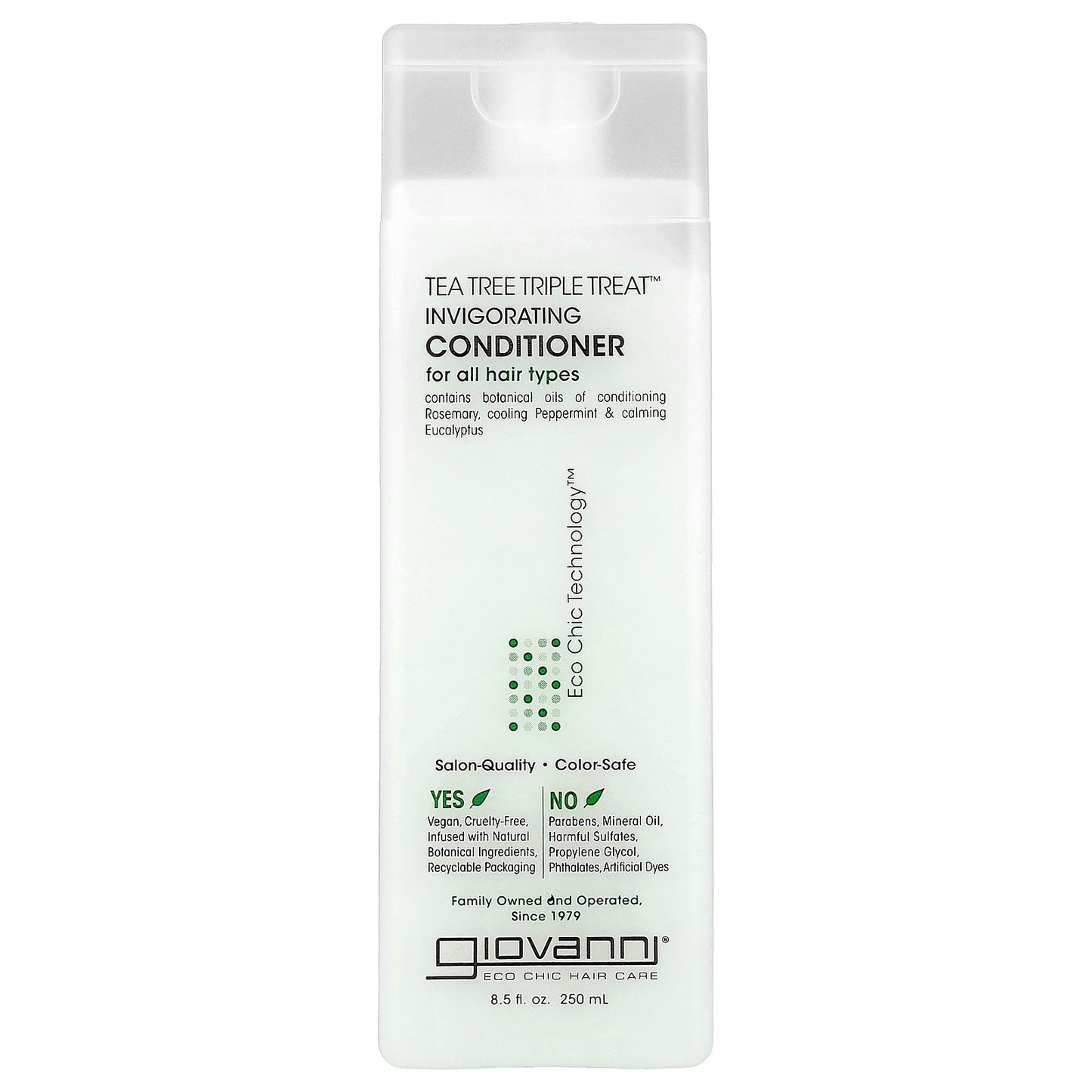 Giovanni, Tea Tree Triple Treat™, Invigorating Conditioner, For All Hair Types, 8.5 fl oz (250 ml)