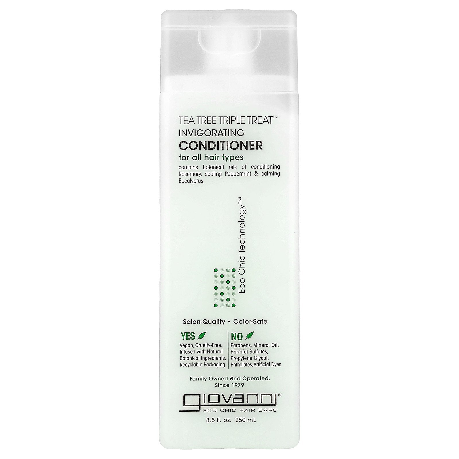 Giovanni, Tea Tree Triple Treat™, Invigorating Conditioner, For All Hair Types, 8.5 fl oz (250 ml)