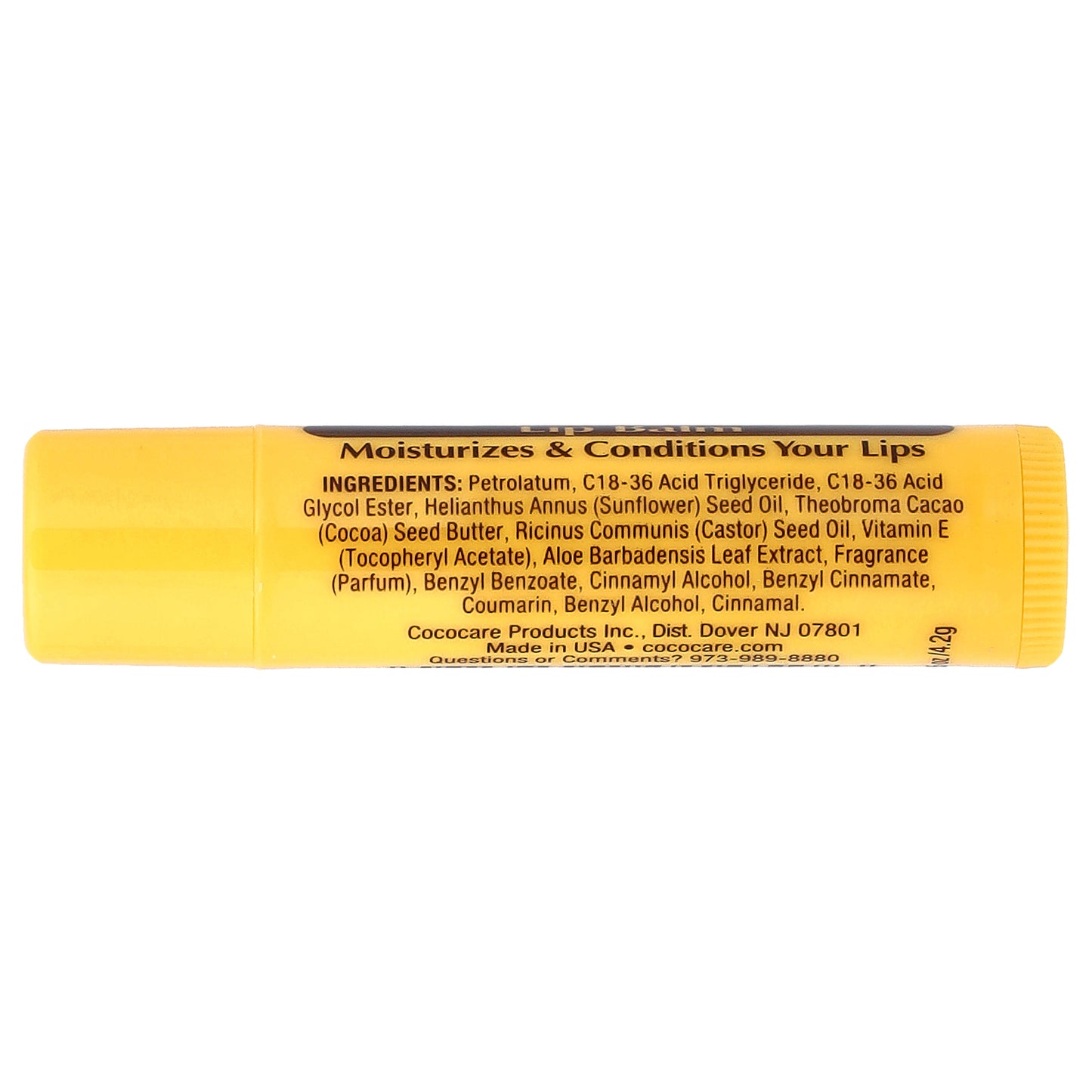Cococare, Cocoa Butter Lip Balm, 0.15 oz (4.2 g)