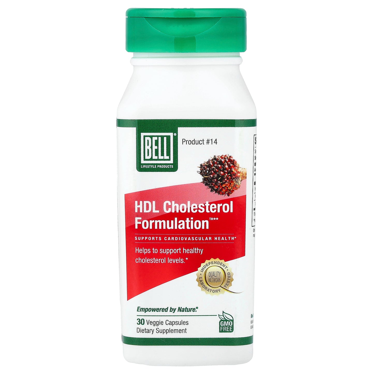 Bell Lifestyle, HDL Cholesterol Formulation , 30 Veggie Capsules