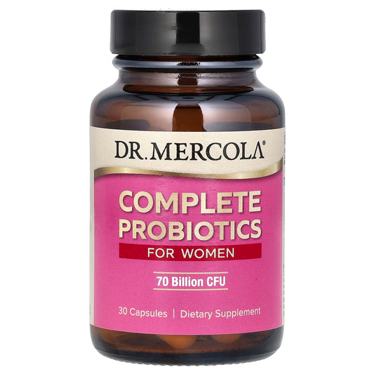 Dr. Mercola, Complete Probiotics for Women, 70 Billion CFU, 30 Capsules