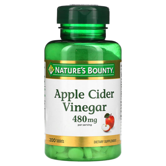 Nature's Bounty, Apple Cider Vinegar, 200 Tablets (240 mg per Tablet)