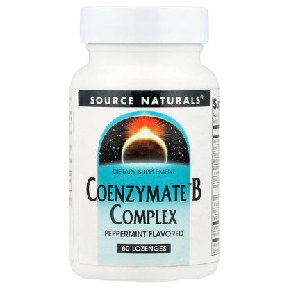 Source Naturals, Coenzymate™ B Complex, Peppermint, 60 Lozenges