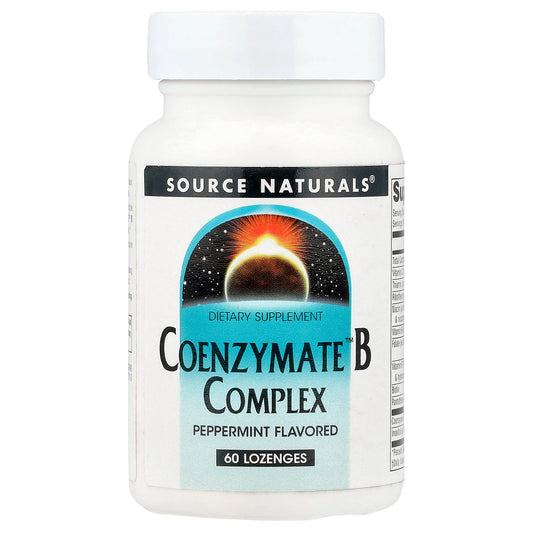 Source Naturals, Coenzymate™ B Complex, Peppermint, 60 Lozenges
