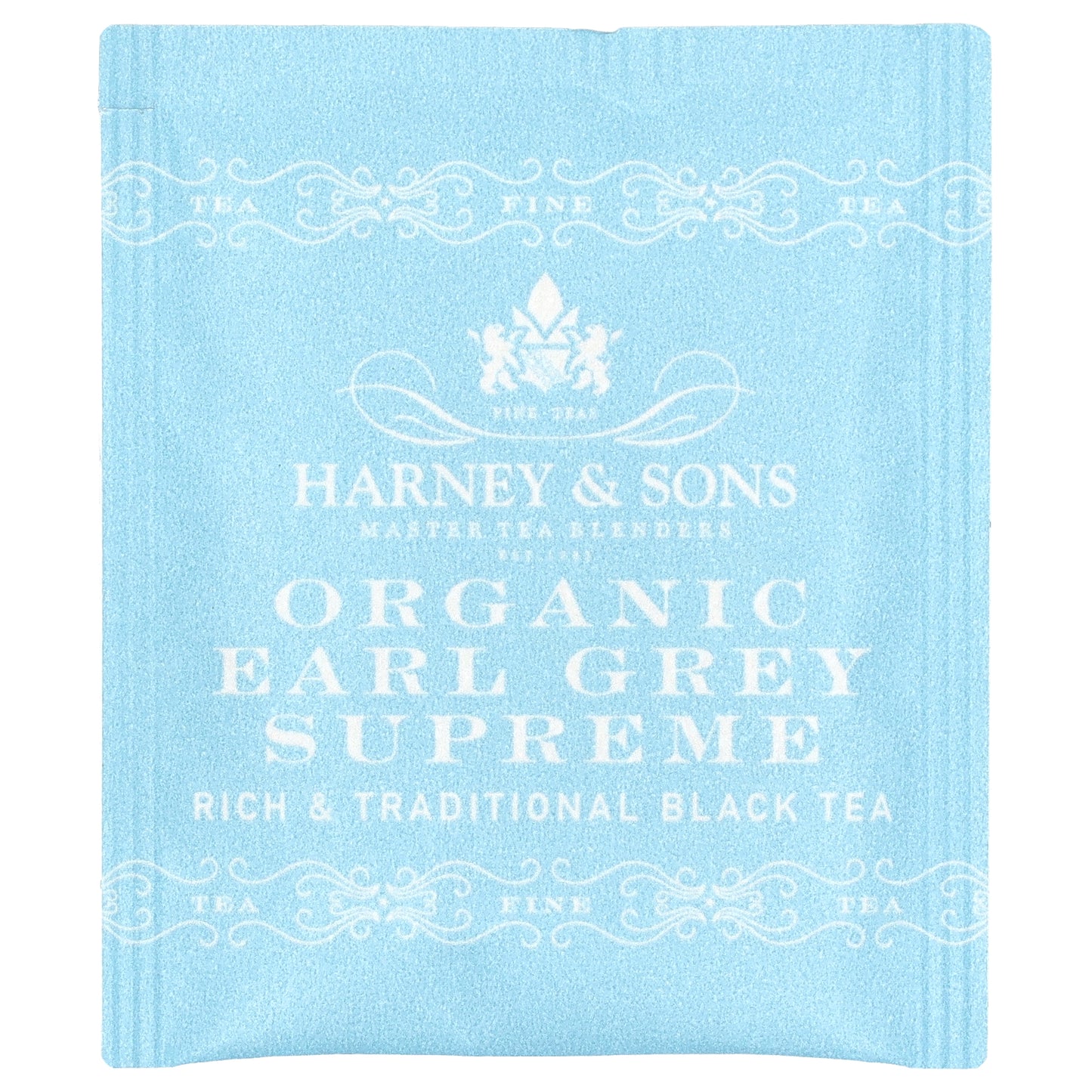 Harney & Sons, Black Tea, Organic Earl Grey Supreme, 50 Tea Bags, 3.17 oz (90 g)