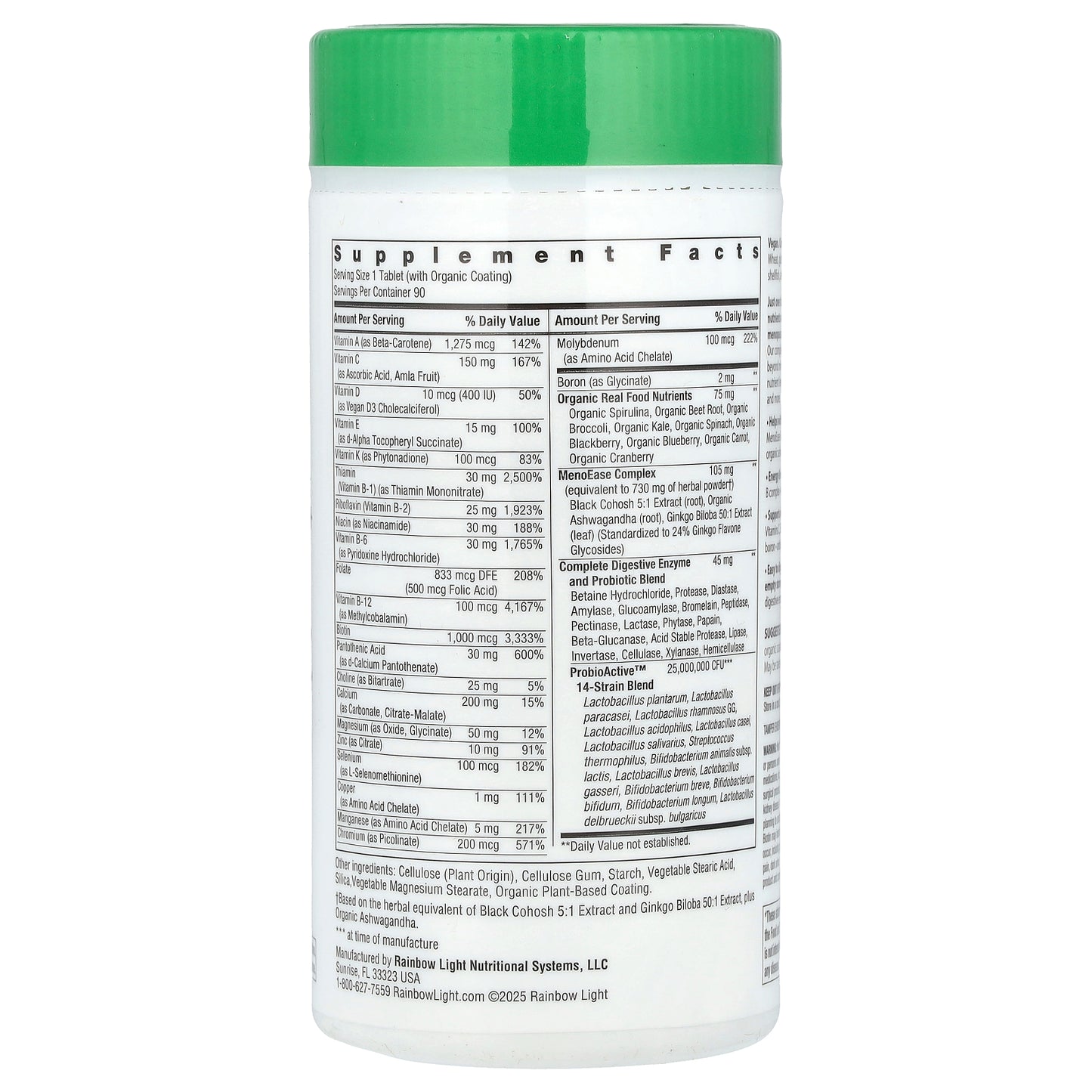 Rainbow Light, Menopause One™+, 90 Tablets