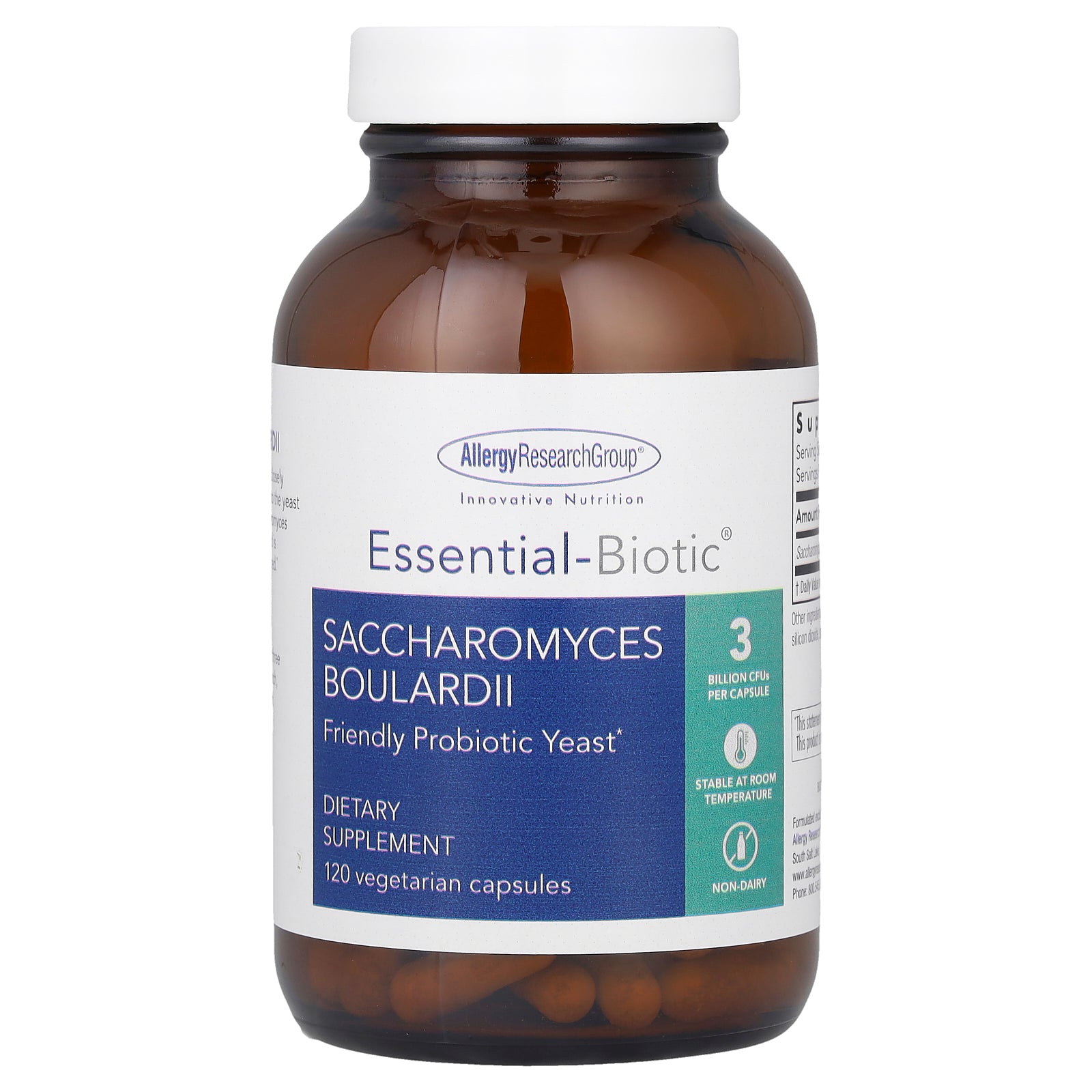 Allergy Research Group, Essential-Biotic® Saccharomyces Boulardii, 150 mg , 120 Vegetarian Capsules