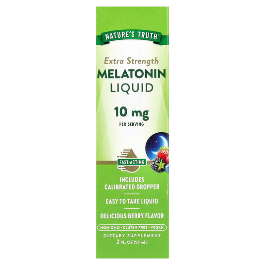 Nature's Truth, Liquid Melatonin, Delicious Berry, 2 fl oz (59 ml)