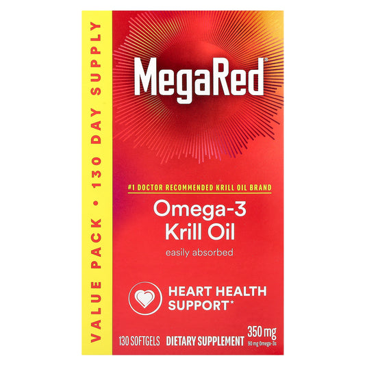 Schiff, MegaRed, Superior Omega-3 Krill Oil, 350 mg, 130 Softgels