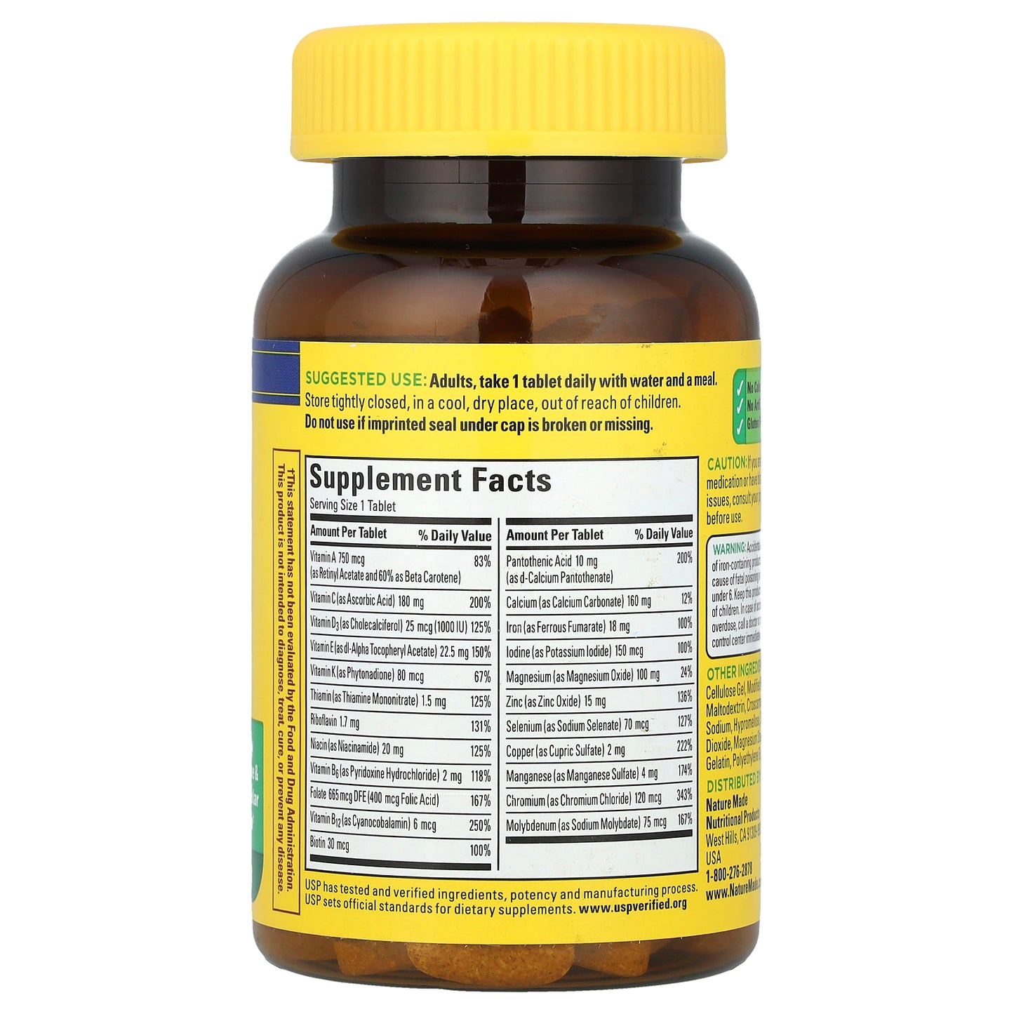 Nature Made, Multi with Iron, 130 Tablets