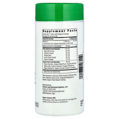 Rainbow Light, Super C, 60 Tablets