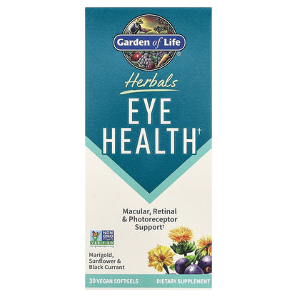 Garden of Life, Herbals, Eye Health, Berry, 30 Vegan Softgels