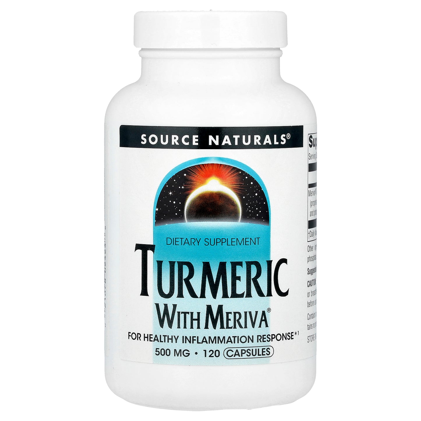 Source Naturals, Turmeric With Meriva®, 500 mg, 120 Capsules