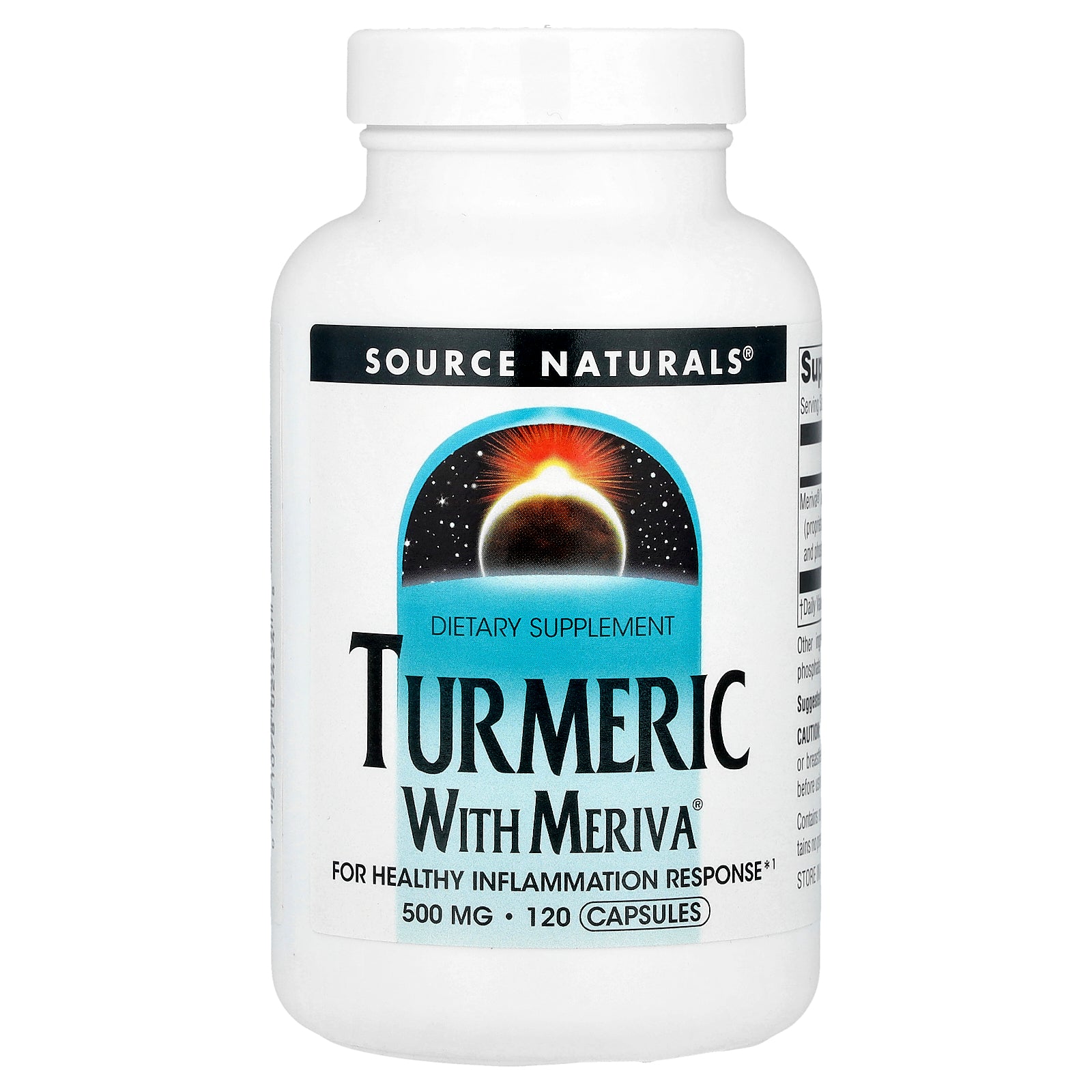 Source Naturals, Turmeric With Meriva®, 500 mg, 120 Capsules