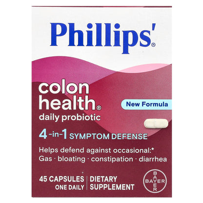 Phillip's, Colon Health Daily Probiotic, 45 Capsules