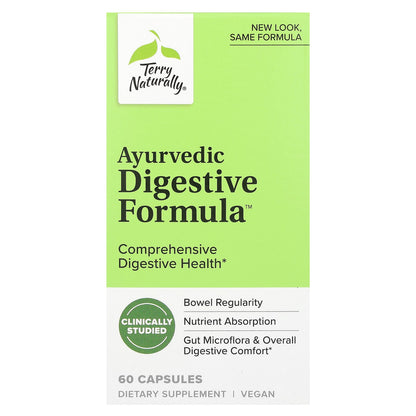Terry Naturally, Ayurvedic Digestive Formula, 60 Capsules