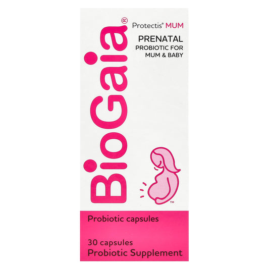 BioGaia, Protectis MUM, Prenatal Probiotic, For Mum & Baby, 100 Million CFU, 30 Capsules