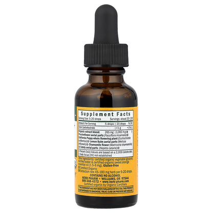 Herb Pharm, Kids, Fast Asleep™, Alcohol Free, 1 fl oz (30 ml)