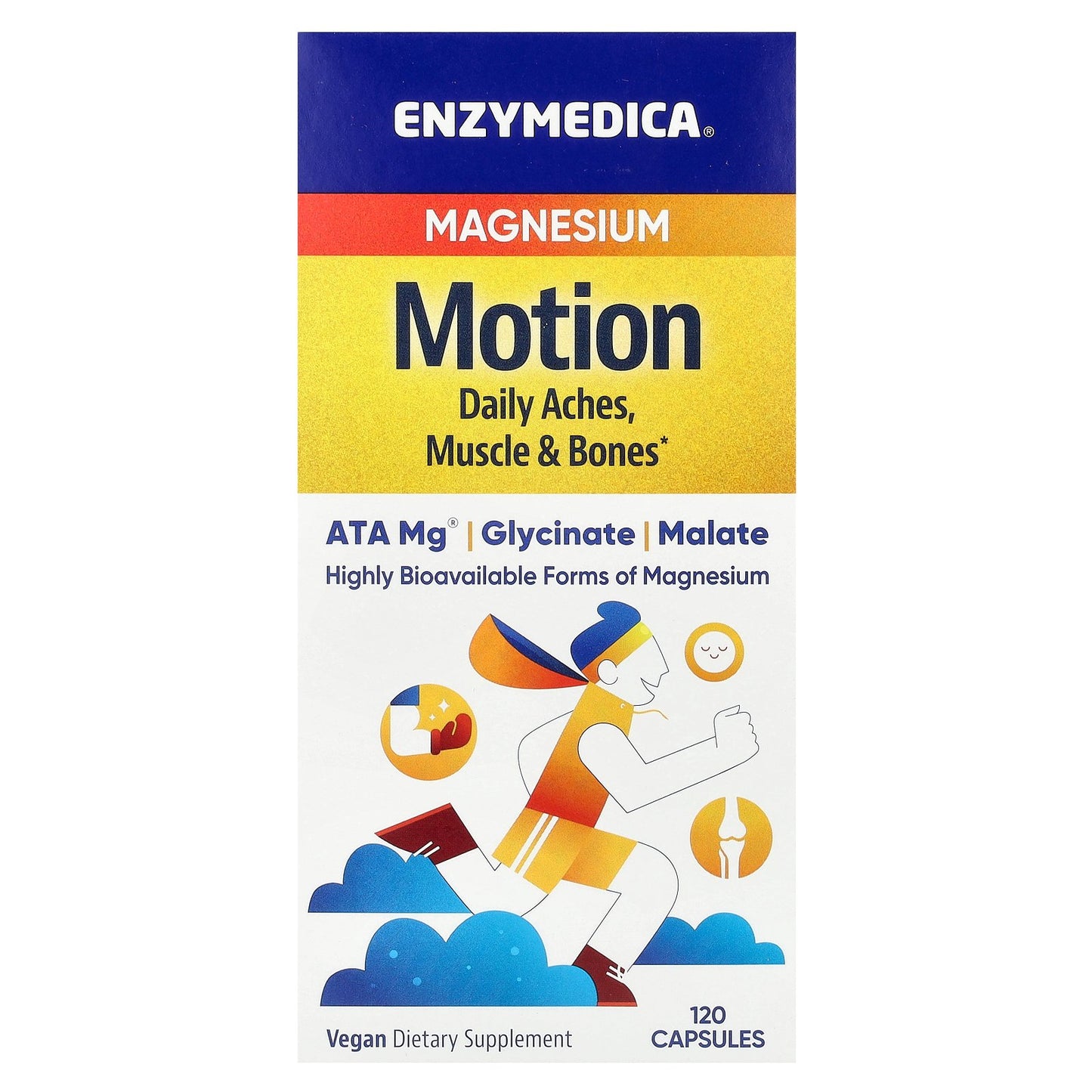 Enzymedica, Magnesium Motion, 120 Capsules