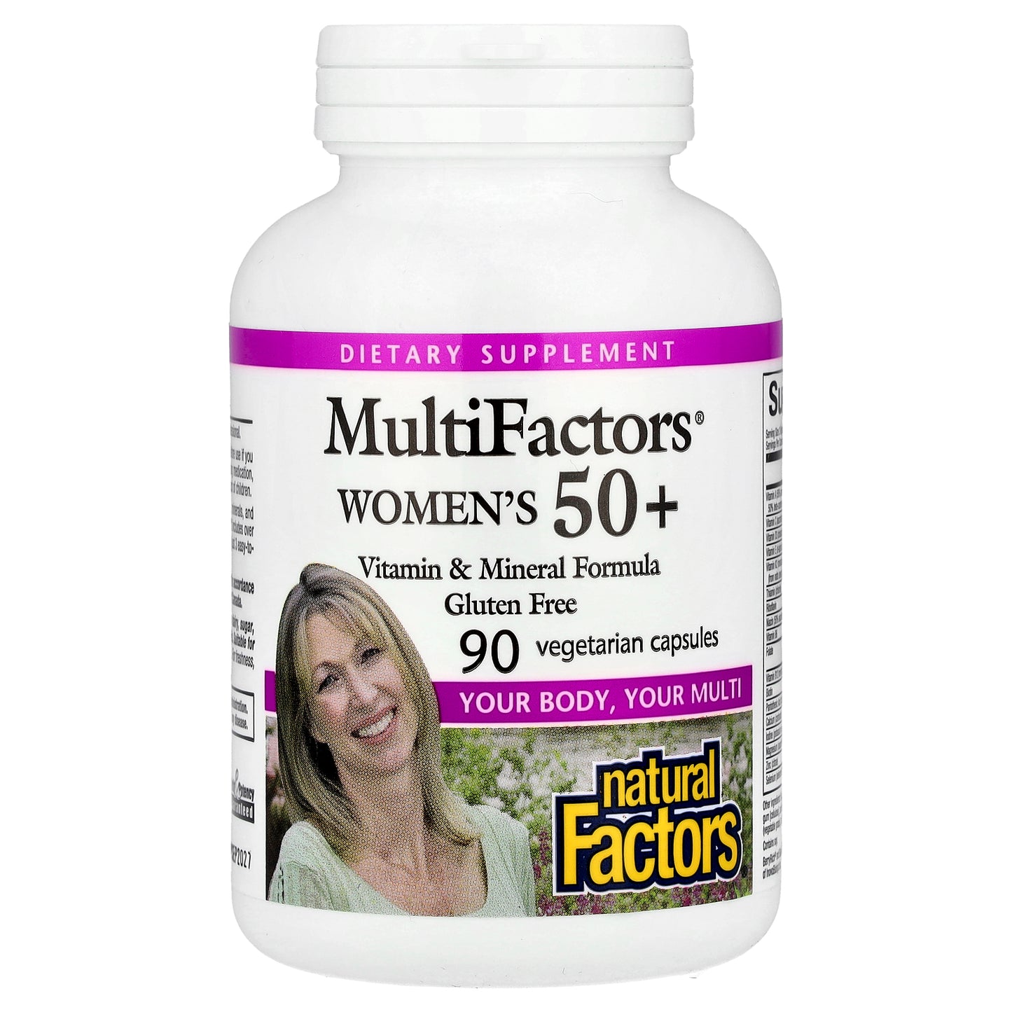 Natural Factors, MultiFactors® Women's 50+, 90 Vegetarian Capsules