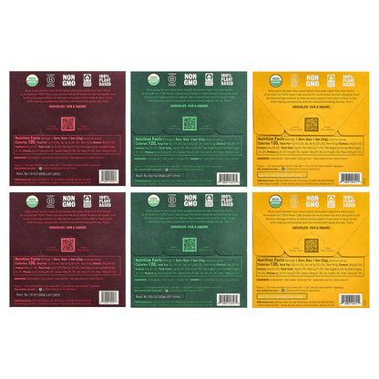 TCHO, Dark Chocolate Gift Box, 18 Bars, 0.83 oz Each