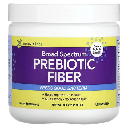 InnovixLabs, Broad Spectrum Prebiotic Fiber, Unflavored, 6.4 oz (180 g)