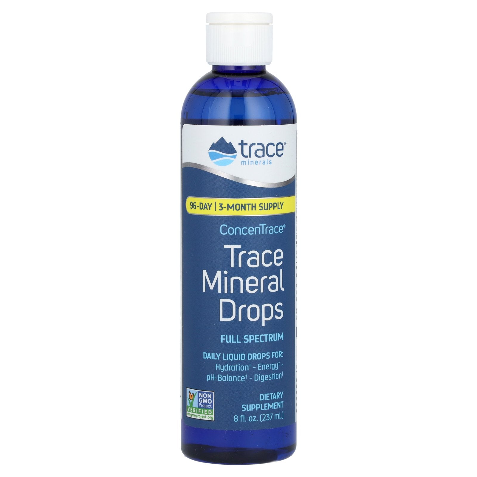 Trace Minerals ®, ConcenTrace, Trace Mineral Drops, Full Spectrum, 8 fl oz (237 ml)