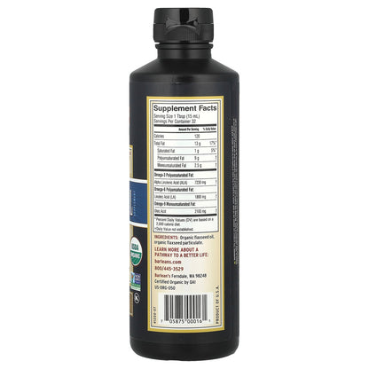Barlean's, Organic Lignan Flax Oil, 16 fl oz (473 ml)