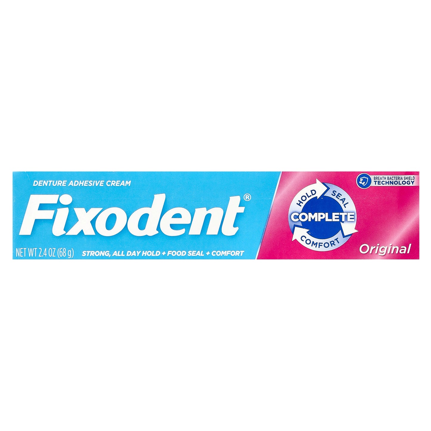 Fixodent, Denture Adhesive Cream, Original, 2.4 oz (68 g)