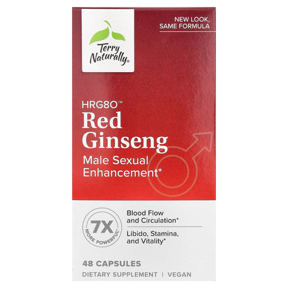 Terry Naturally, HRG80™ Red Ginseng, 48 Capsules