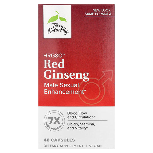 Terry Naturally, HRG80™ Red Ginseng, 48 Capsules