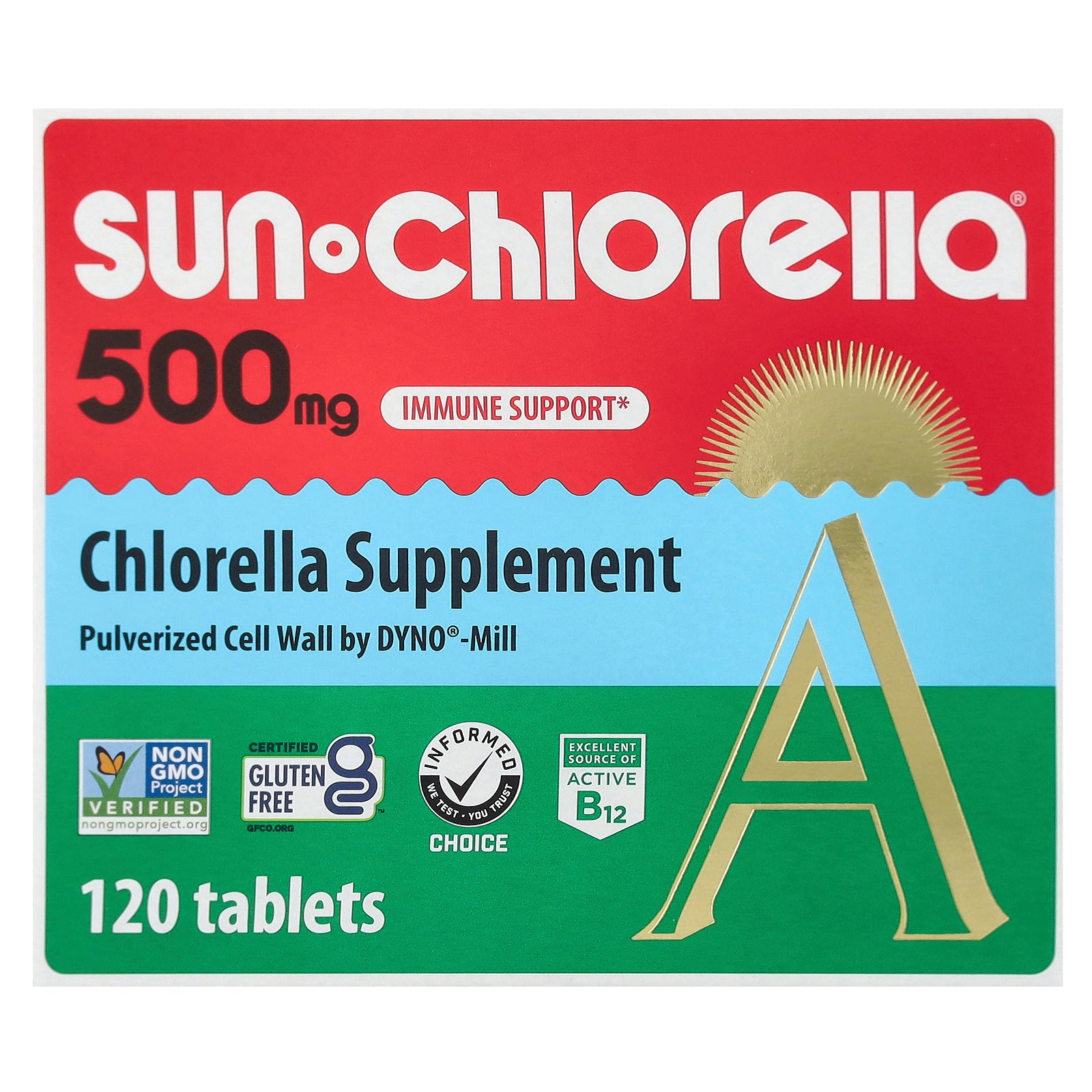 Sun Chlorella, Chlorella Supplement, 120 Tablets