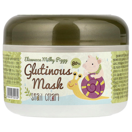 Elizavecca, Glutinous Mask Snail Cream, 3.53 oz (100 g)