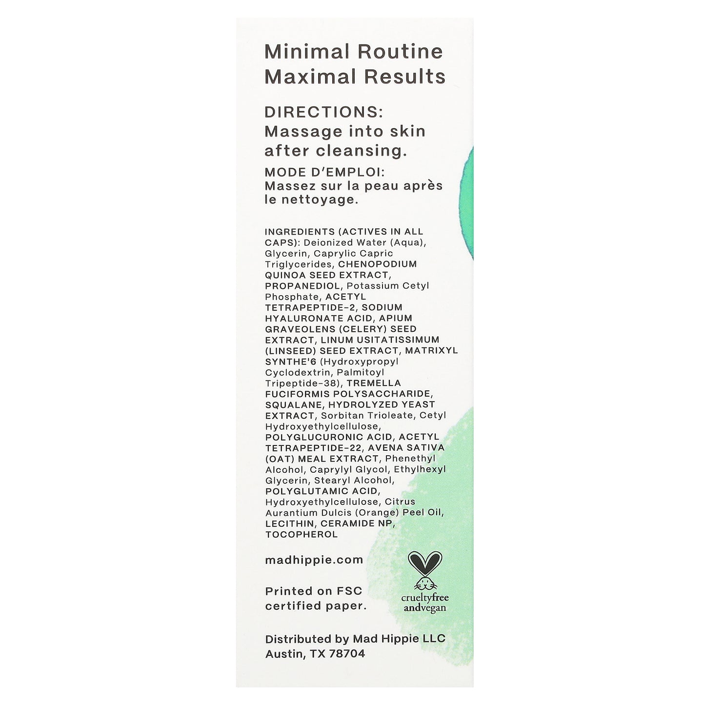 Mad Hippie, Corrective Peptide Serum, 1.02 fl oz (30 ml)