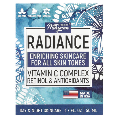 MaryAnn Organics, Radiance, Vitamin C Complex, Retinol & Antioxidants , 1.7 fl oz (50 ml)