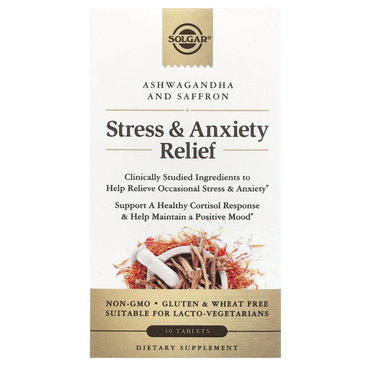 Solgar, Stress & Anxiety Relief, 30 Tablets