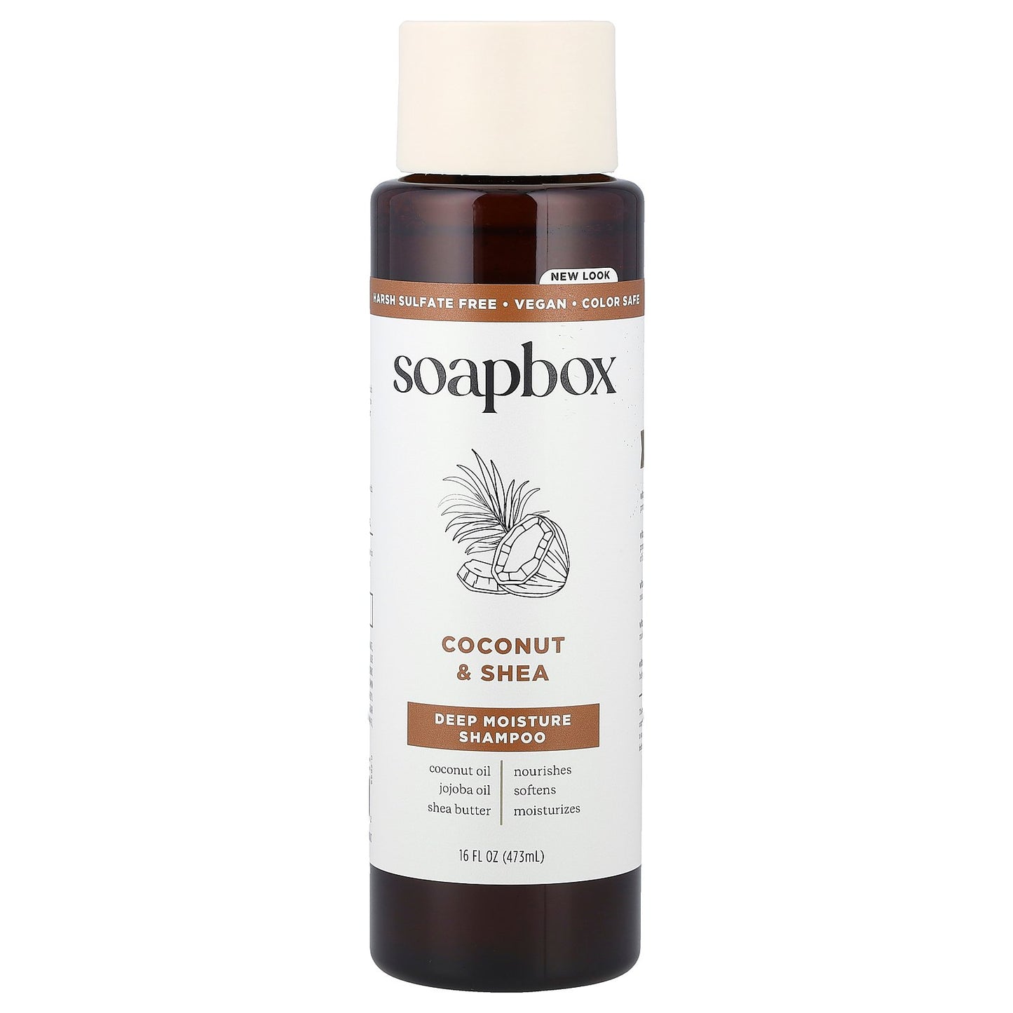 Soapbox, Coconut & Shea, Deep Moisture Shampoo , 16 fl oz (473 ml)