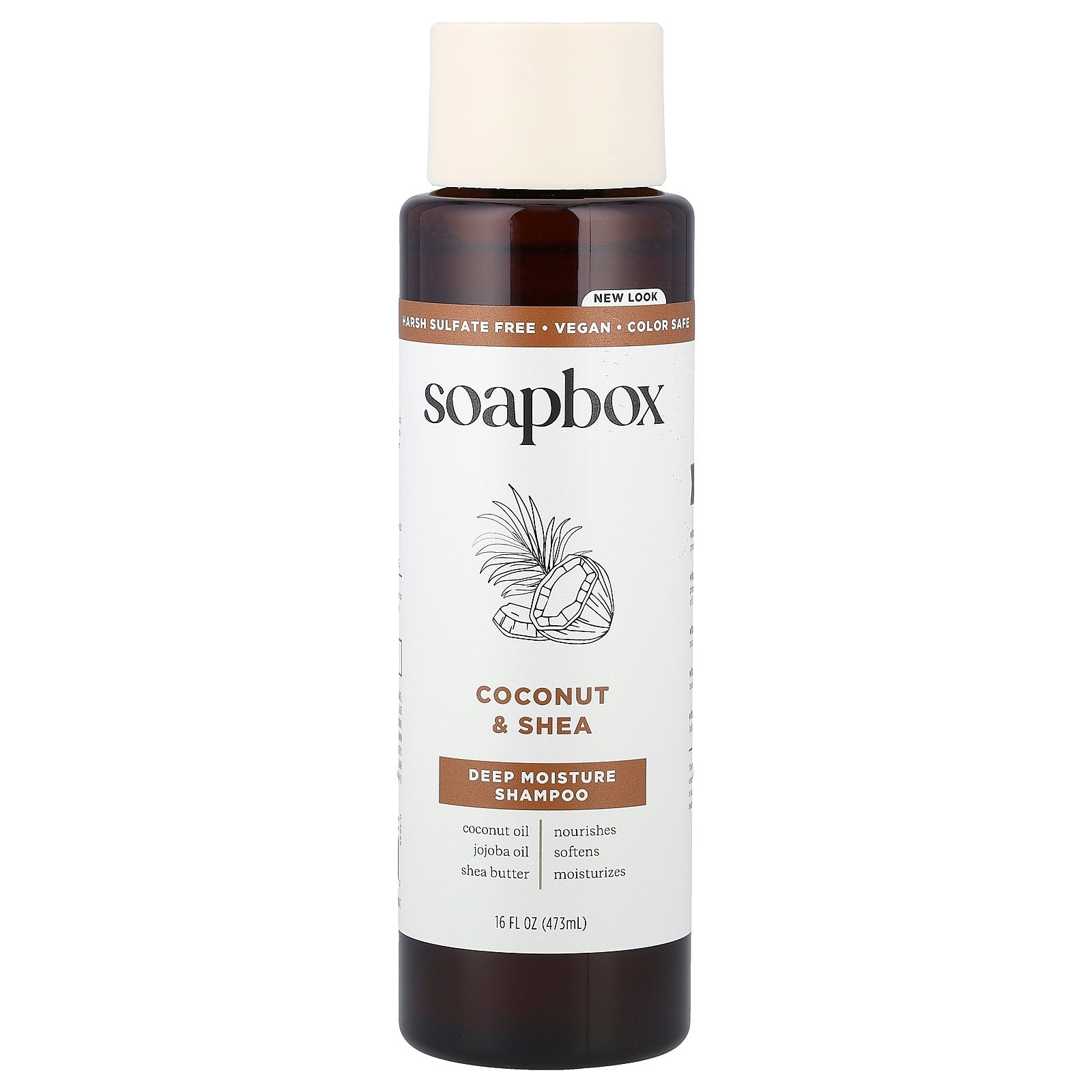 Soapbox, Coconut & Shea, Deep Moisture Shampoo , 16 fl oz (473 ml)