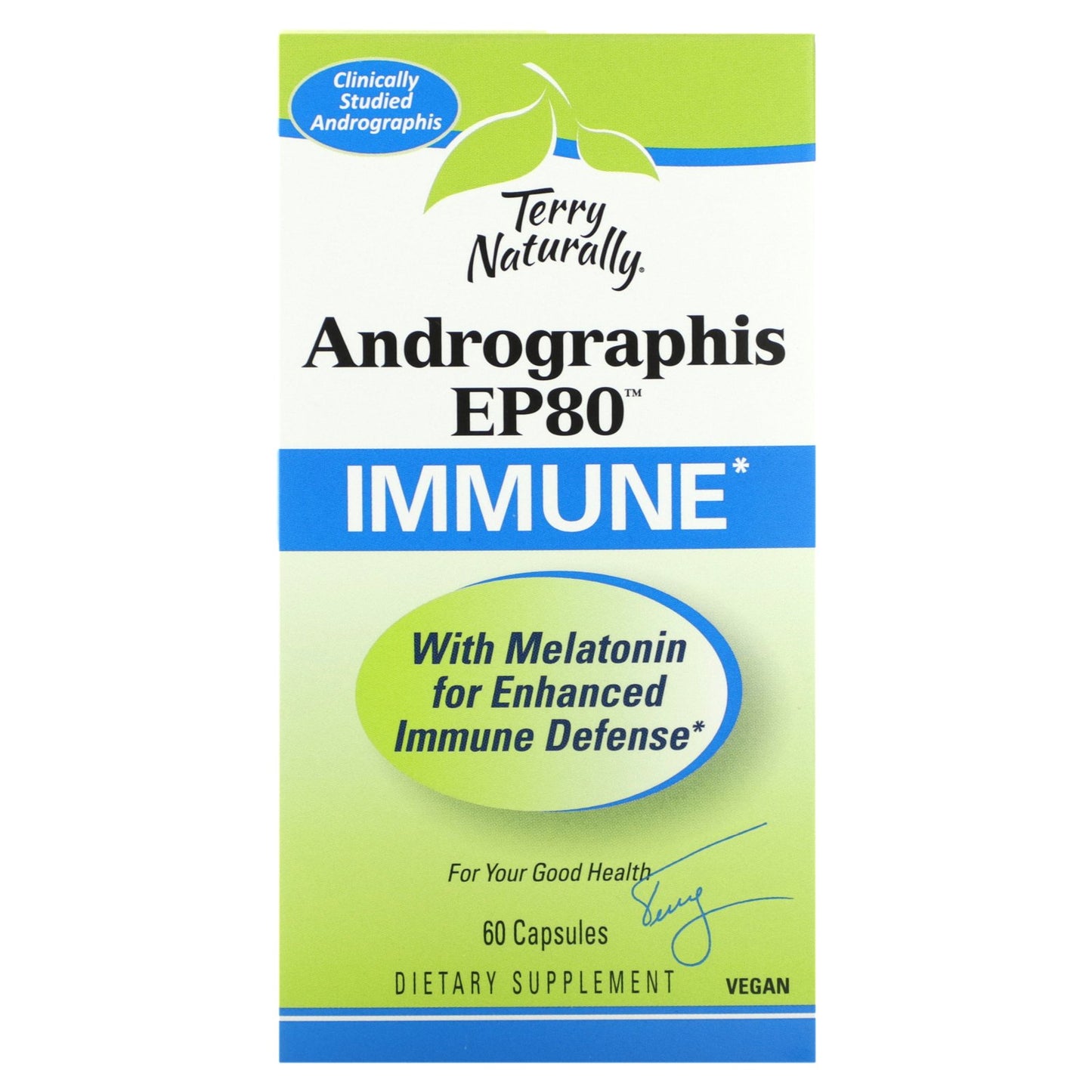 Terry Naturally, Andrographis EP80, Immune, 60 Capsules